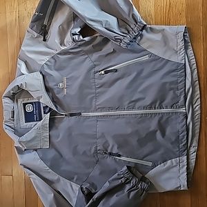 Free Country Full Zip FCXtreme Jacket Men's Size XL Gray No Hood